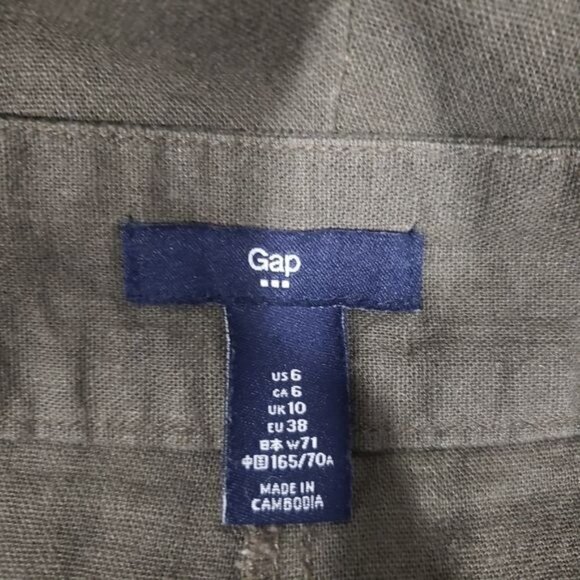 Gap Factory Olive Green Cast Skort size USA 6 - Picture 7 of 12